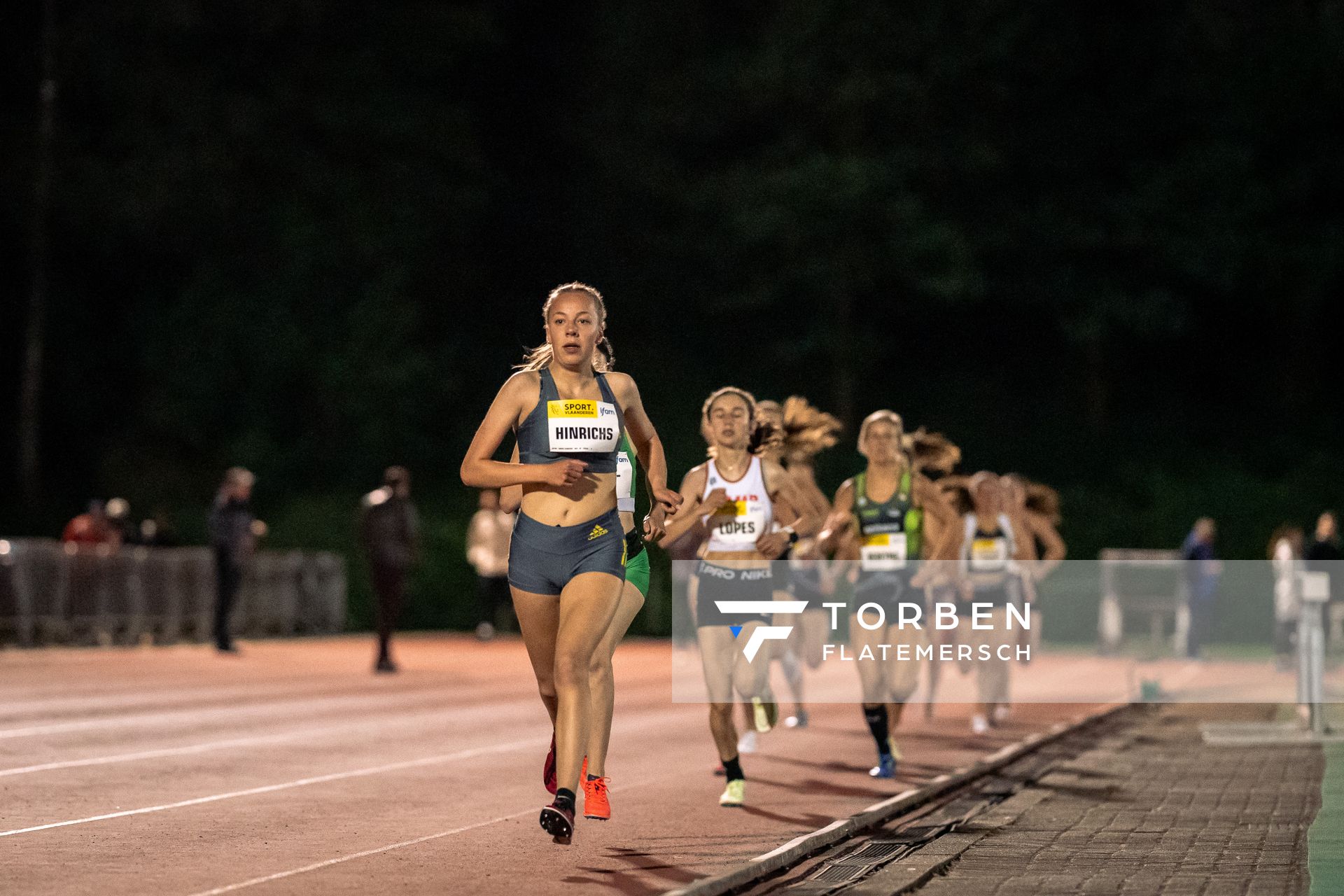 Sophie Hinrichs (VfL Loeningen) am 28.05.2022 waehrend der World Athletics Continental Tour IFAM Oordegem in Oordegem